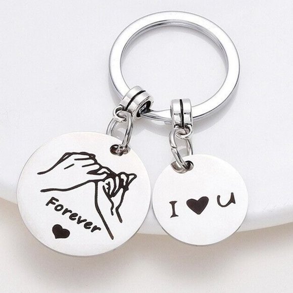 5/$20 I Love You Forever Valentines Day Keychain Gift - Picture 1 of 4